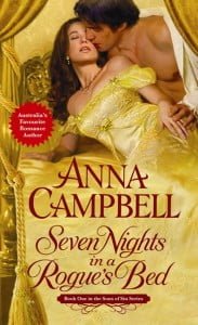 Seven Nights in a Rogue's Bed (Sons of Sin #1)