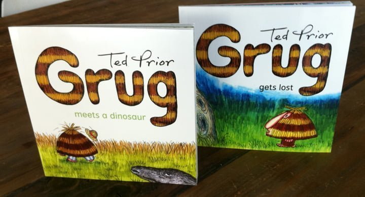 Books of the Week: 'Grug Gets Lost' and 'Grug Meets a Dinosaur'