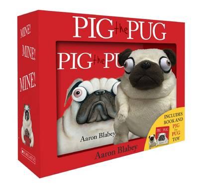 Pig the Pug mini book and plush set