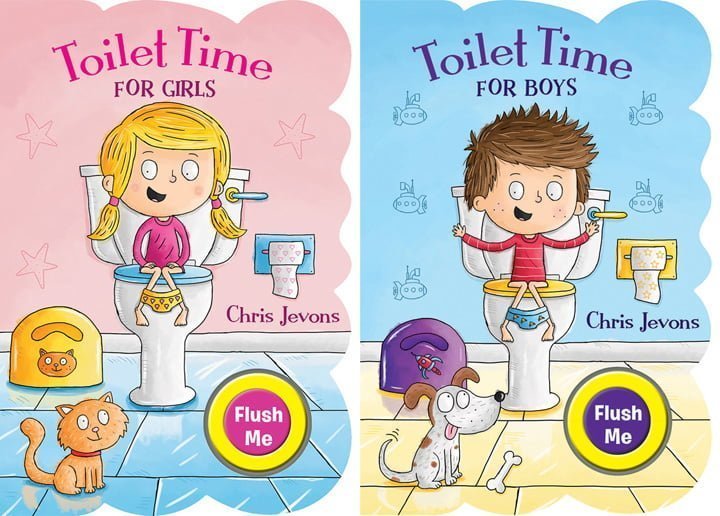 GIVEAWAY: Toilet Time with Flush Button