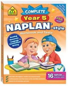 School Zone Complete Year 5 Naplan-Style Workbook and Tests Bind-Up