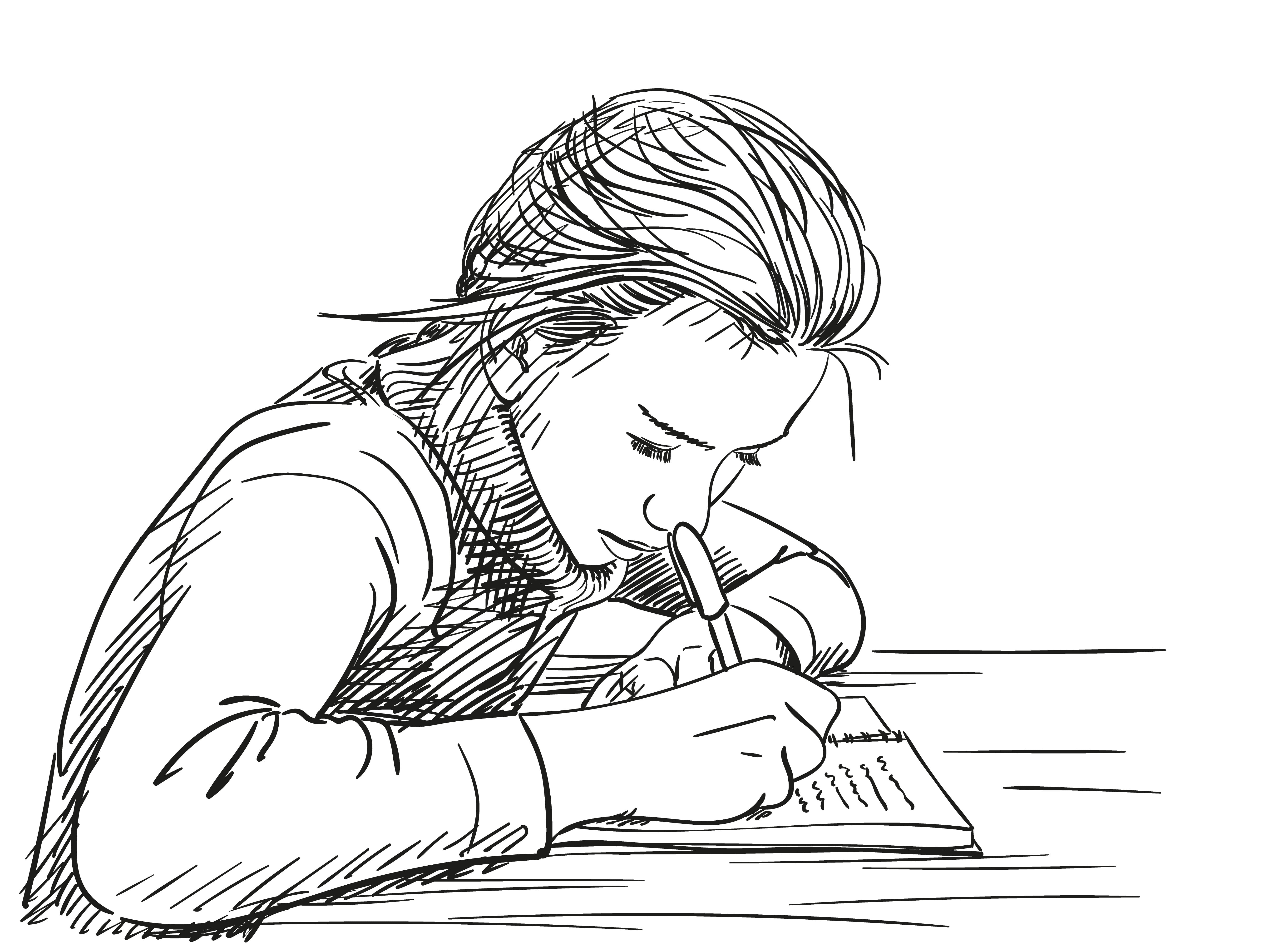 Пишущий user. Человек пишет рисунок. Девушка пишет карандашом. Мальчик пишет письмо. Пишущий человек с карандашом.