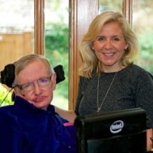 Lucy and Stephen Hawking