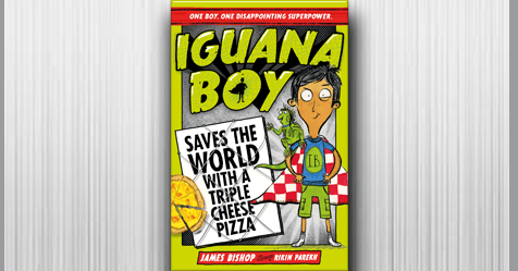 A new superhero is born: Review Iguana Boy Saves the World With a Triple Cheese Pizza
