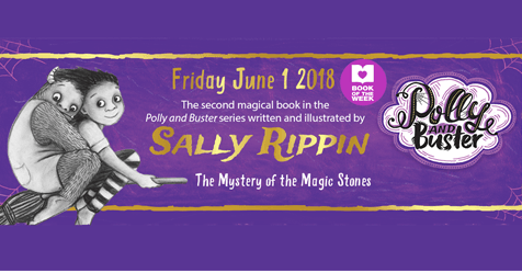 Polly and Buster Break Out: Review Polly and Buster: The Mystery of the Magic Stones by Sally Rippin