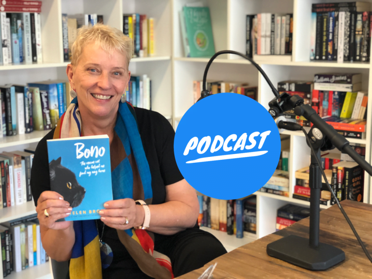 Podcast: The Rescue Cat that Rescued Me with Helen Brown