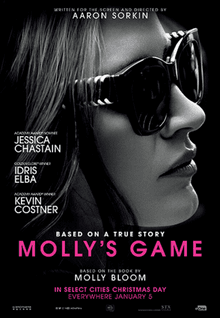 Enter for your chance to win a free DVD copy of Molly's Game