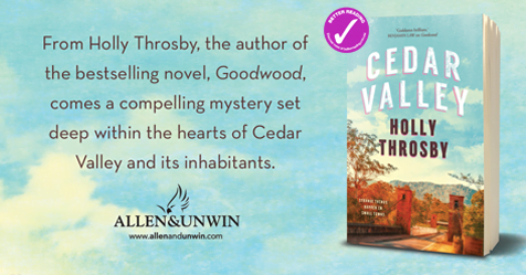 Brilliant, Small Town Mystery: Review of Cedar Valley by Holly Throsby