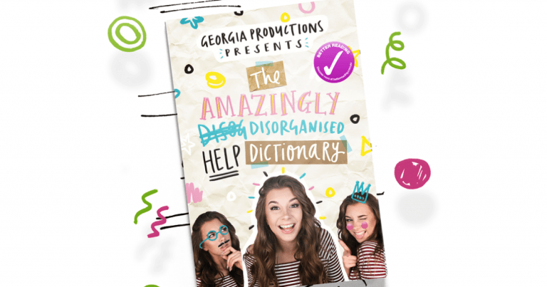It’s Ok To Be You: Take a look inside The Amazingly Disorganised Help Dictionary by Georgia Productions
