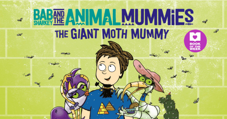 More Mummy Madness: Review of Bab Sharkey and the Animal Mummies #2 The Giant Moth Mummy by Andrew Hansen and Jessica Roberts