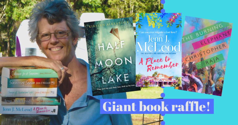 Droughts, flooding rains, and 100 books to win: Jenn J McLeod on the #AuthorsForTownsville giant book raffle