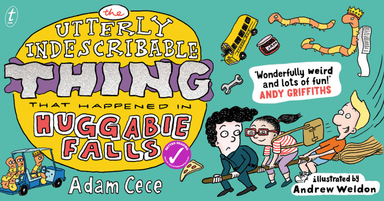 Mind-Bendingly Amusing: Review of The Utterly Indescribable Thing that Happened in Huggabie Falls by Adam Cece