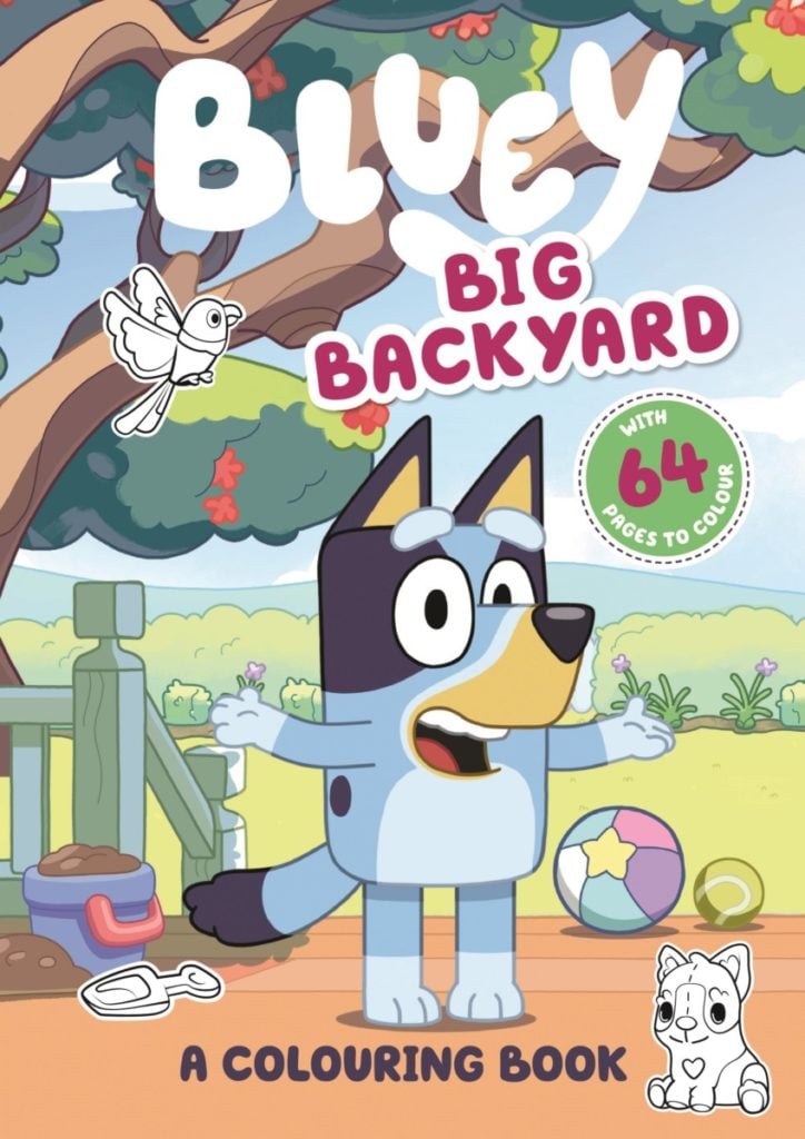 Bluey: Big Backyard Colouring Book