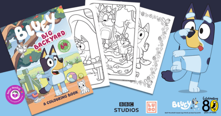 Something for the Whole Family: Bluey Big Backyard Colouring Book