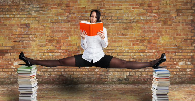 Unusual Reading Positions - Hands Up Who Reads Like This