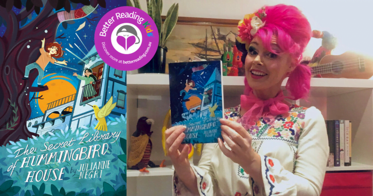 Time-slip mind-flip!  Read an extract from The Secret Library of Hummingbird House by Julianne Negri