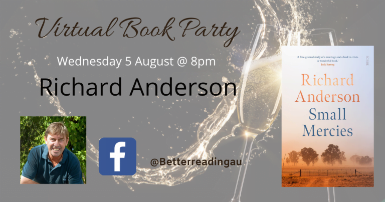 Live Book Event: Richard Anderson, Author of Small Mercies
