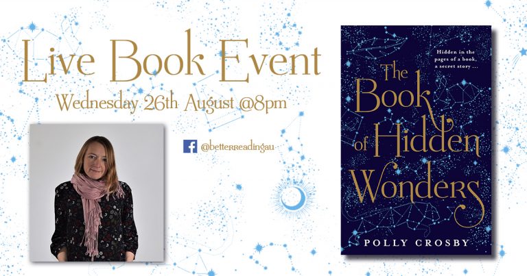 Live Book Event: Polly Crosby, Author of The Book of Hidden Wonders