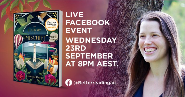 Live Book Event: Rebecca Higgie, Author of The History of Mischief