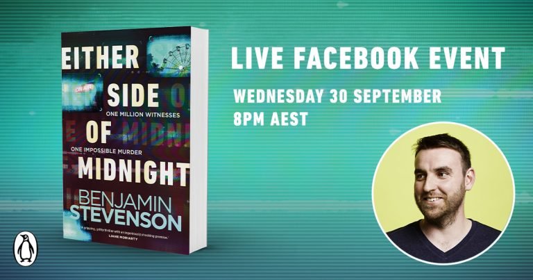 Live Book Event: Benjamin Stevenson, Author of Either Side of Midnight