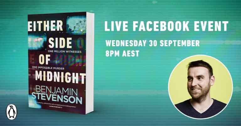 Live Book Event: Benjamin Stevenson, Author of Either Side of Midnight