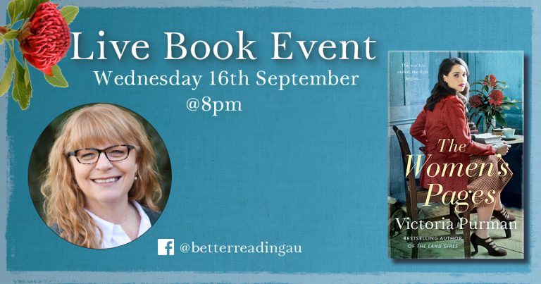 Live Book Event: Victoria Purman, Author of The Women's Pages.