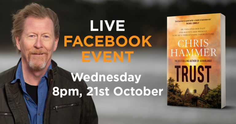 Live Book Event: Chris Hammer, Author of Trust