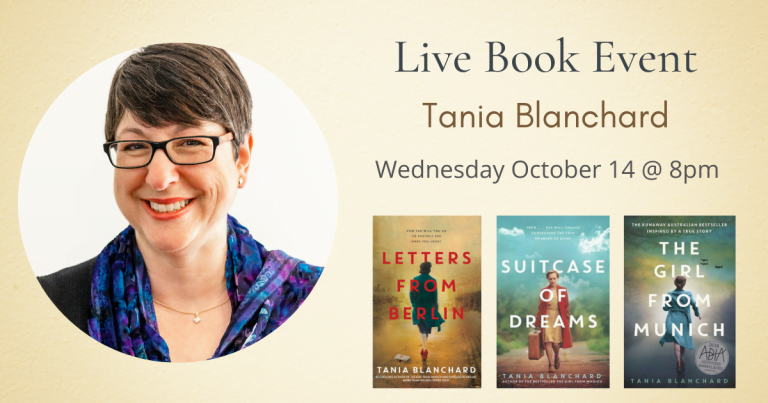 Live Book Event: Tania Blanchard, Author of Letters from Berlin