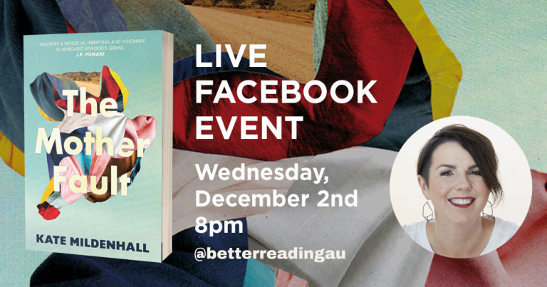 Live Book Event: Kate Mildenhall, Author of The Mother Fault