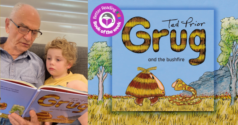 Grug faces a bushfire: Author Q&A with Ted Prior