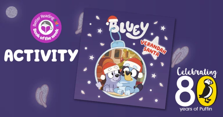 Colour, cut and hang: Make your own bauble with this Bluey: Verandah Santa activity pack