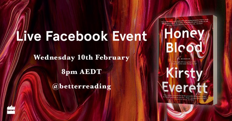 Live Book Event: Kirsty Everett, Author of Honey Blood