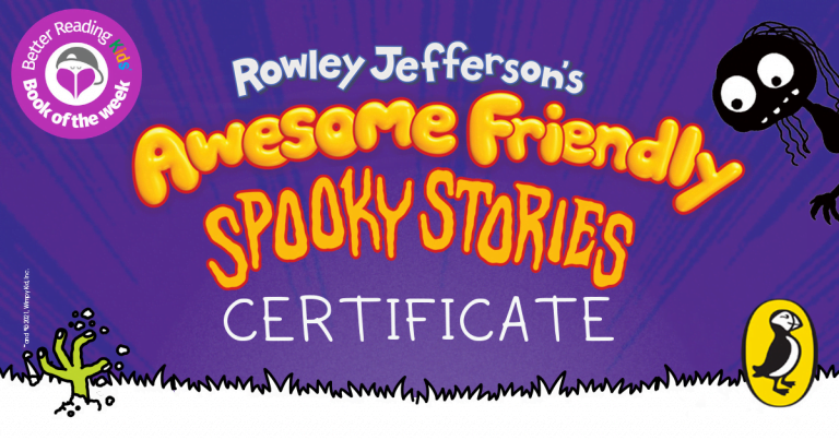 Certified Awesome: Certificate from Rowley Jefferson's Awesome Friendly Spooky Stories