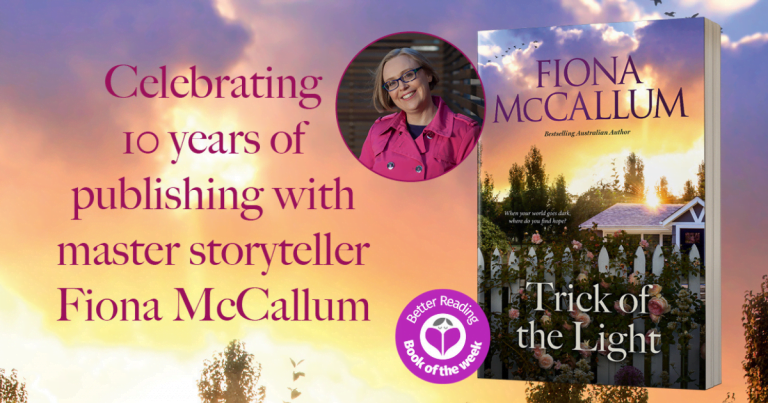 Read our Q&A with Trick of the Light Author Fiona McCallum