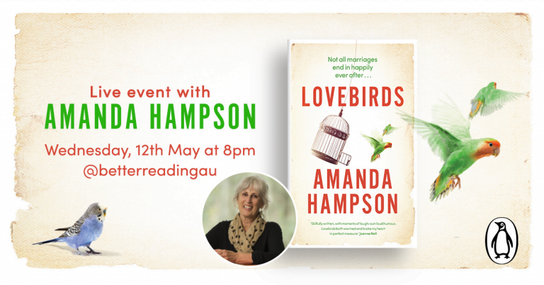 Live Book Event: Amanda Hampson, Author of Lovebirds