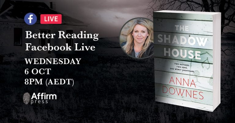 Live Book Event: Anna Downes, Author of The Shadow House