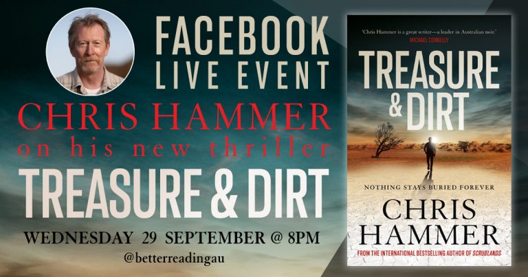 Live Book Event: Chris Hammer, Author of Treasure and Dirt