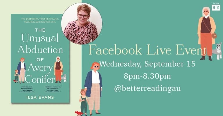 Live Book Event: Ilsa Evans, Author of The Unusual Abduction of Avery Conifer