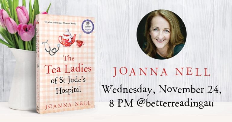 Live Book Event: Joanna Nell, Author of The Tea Ladies of St Jude's Hospital