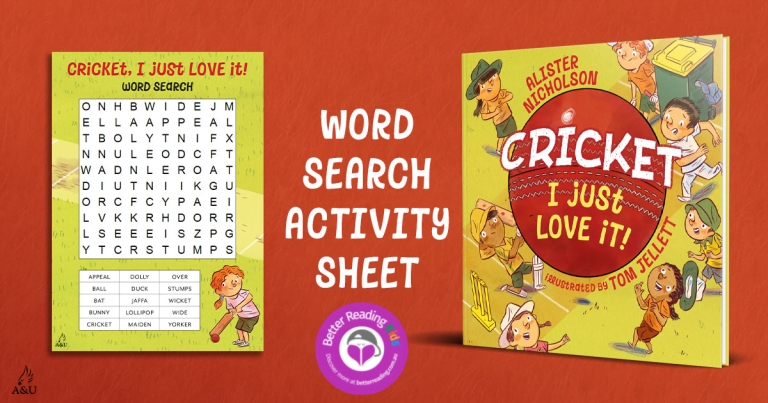 Activity: Cricket, I Just Love It! by Alister Nicholson, illustrated by Tom Jellett