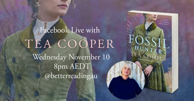 Live Book Event: Tea Cooper, Author of The Fossil Hunter