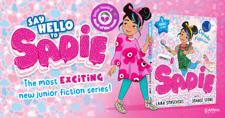 A Fun New Series: Read Our Review of A Sprinkle of Sadie by Lana Spasevski, illustrated by  Joanie Stone