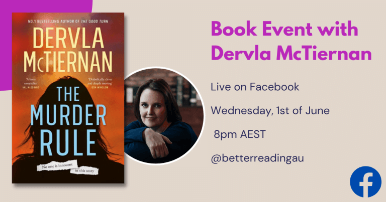 Live Book Event: Dervla McTiernan, Bestselling Author of The Murder Rule