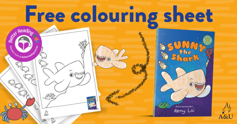 Colouring Activity: Surviving the Wild #3: Sunny the Shark by Remy Lai