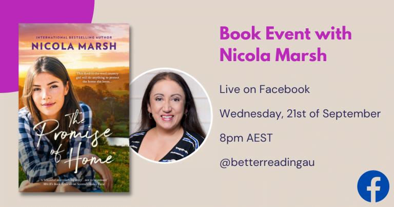 Live Book Event: Nicola Marsh, Author of The Promise of Home
