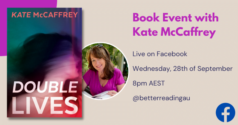 Live Book Event: Kate McCaffrey, Author of Double Lives