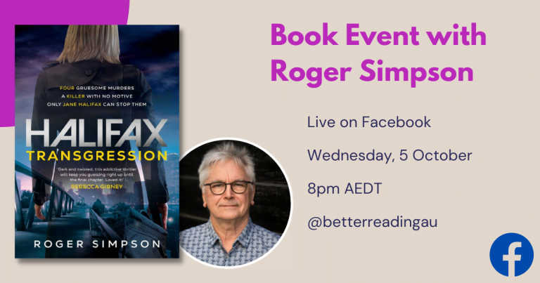 Live Book Event: Roger Simpson, Author of Halifax: Transgression