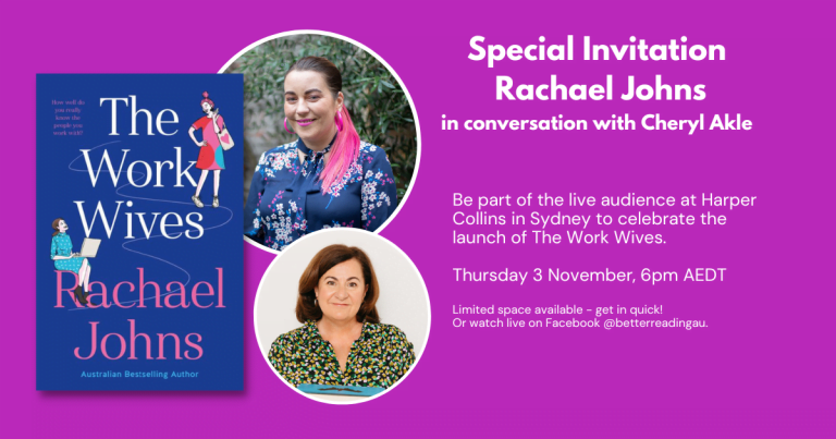 Rachael Johns' The Work Wives Book Launch In Conversation with Cheryl Akle