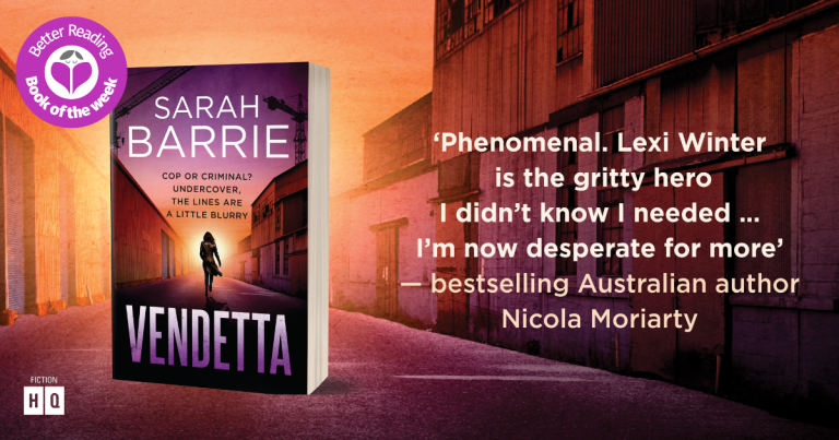Cop or Criminal? Read an Extract from Vendetta by Sarah Barrie