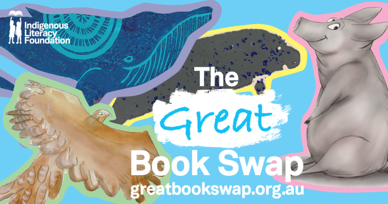 ILF Lifetime Ambassador Andy Griffiths makes a splash at the  2024 Great Book Swap launch at SEA LIFE Sydney Aquarium!